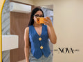Blue Denim Top