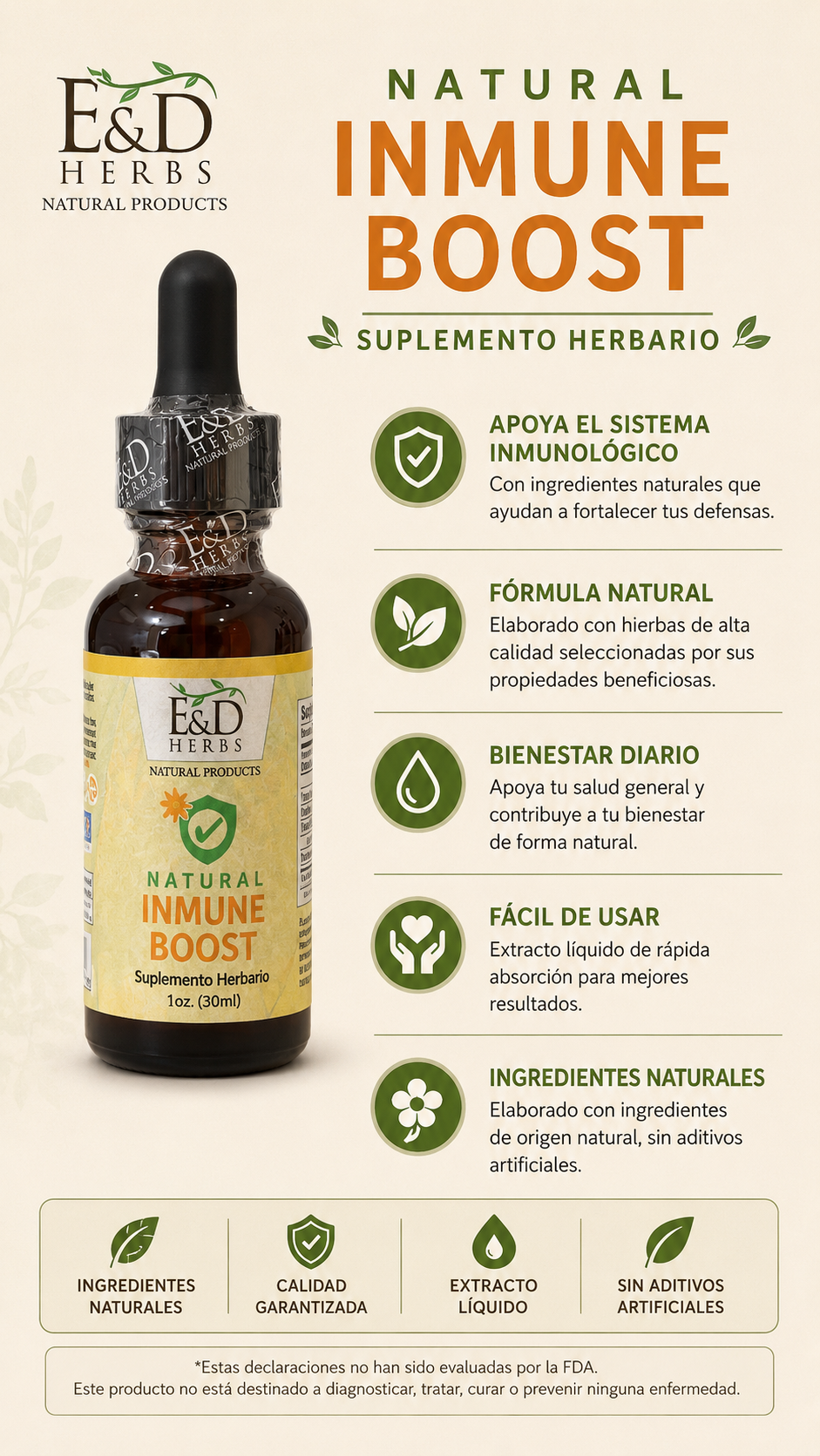 Tintura Inmune Boost 1oz