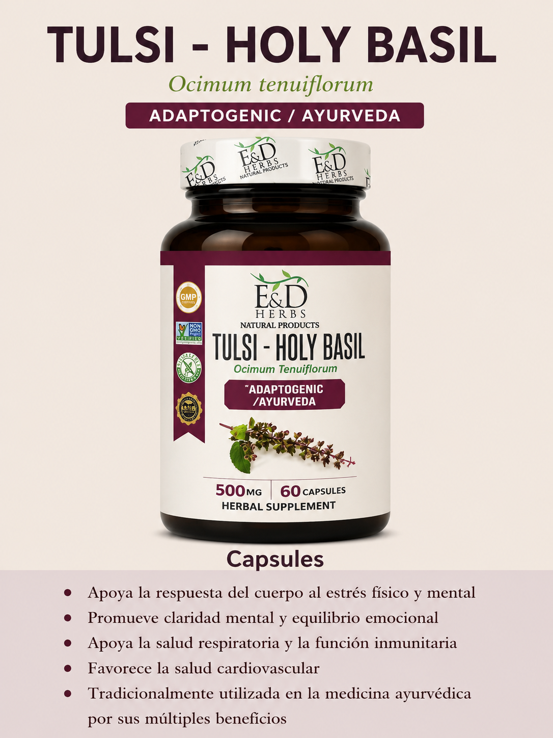Tulsi - Holy Basil 560mg