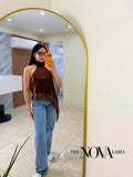 Bottom Lace Top Brown