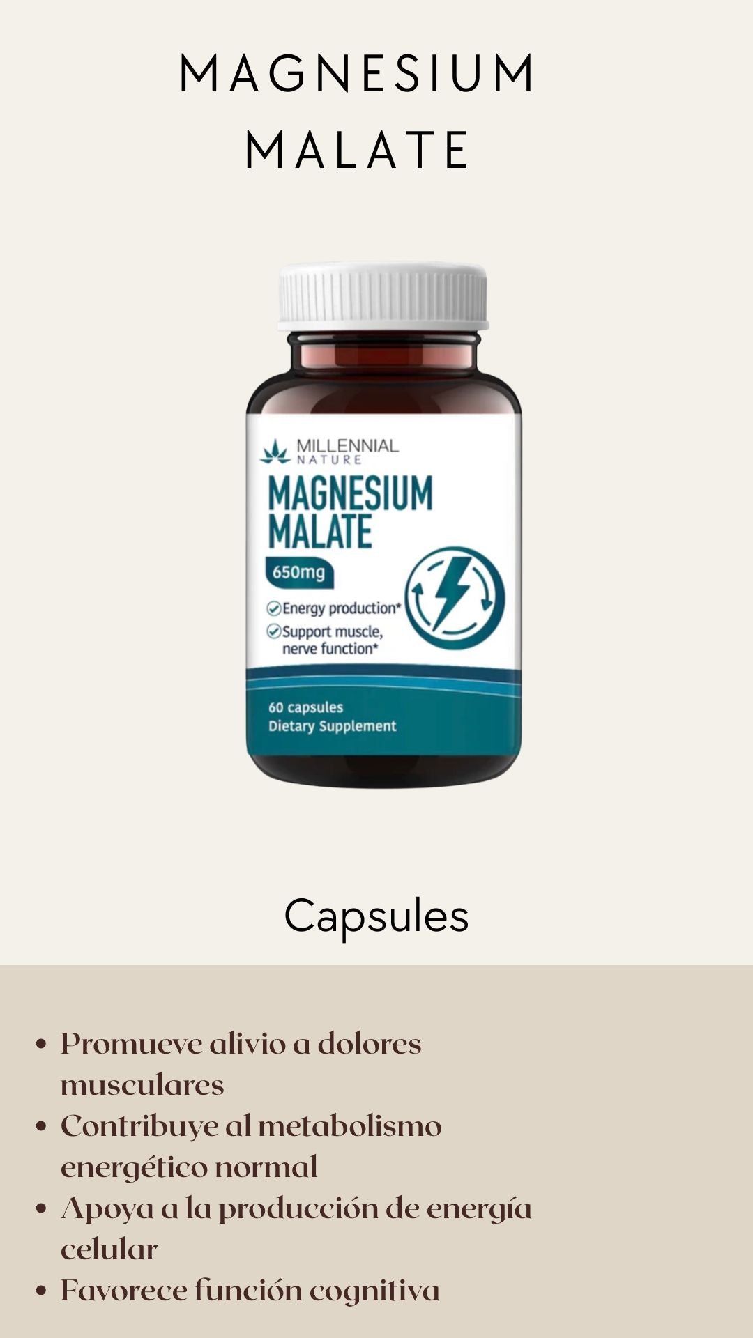 Magnesium Malate 650mg